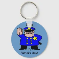 Policeman - Father's Day Keychain