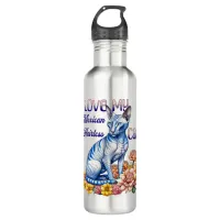 I Love my Mexican Hairless Cat Stainless Steel Water Bottle