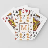 Personalized Fall  Poker Cards