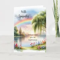 With Sympathy Greeting Card