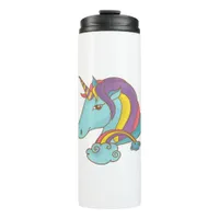 Pastel Unicorn Thermal Tumbler