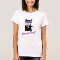 Meowlinneal Funny Cool Cat Generation Slogan T-Shirt