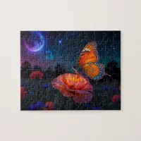 Psychedelic Poppy - Rich & Viberant Colored  Jigsaw Puzzle