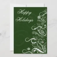 green elegant Business Holiday Greetings