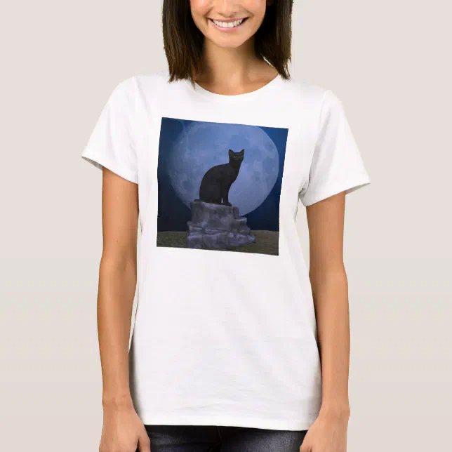 Moonlit Cat T-Shirt