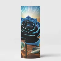 Beautiful Rose  Pillar Candle