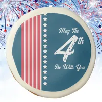 Patriotic, funny July 4th Sugar Cookie