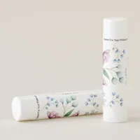 Elegant Floral Wedding Soft Botanical Romance Lip Balm