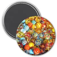 Glass Marbles  Magnet