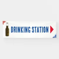 Patriotic Party Drinking Station Banner