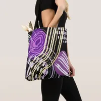 Cool Trendy Modern Abstract Artsy Tote Bag