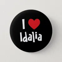 I Love Idalia Pinback Button