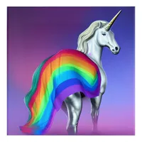 Pride Unicorn Generated Art 