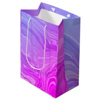 Trendy Modern Elegant Chic Marble Medium Gift Bag