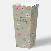 Western Boots Little Cowgirl Whimsical Floral Favor Boxes