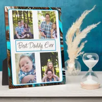 Personalized Best Dad Ever Photo    Plaque