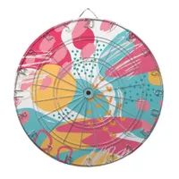 Colorful Abstract Dart Board