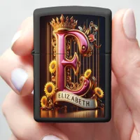 Elizabeth's Golden E Zippo Lighter