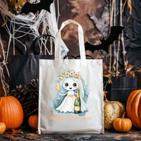 Happy Halloween Ghost Bride Tote Bag