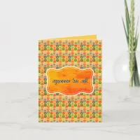 Lemon Slices Note Card