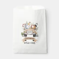 Tropical Jungle Safari Animals Party Favor Bag