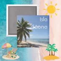 Isla Saona Caribbean Paradise Beach Magnet