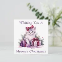 Kitty Christmas Card