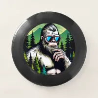 Curious Bigfoot with Sunglasses Hiding in Woods Wham-O Frisbee