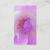 *~*  Fuchia Pink Lavender Violet Rose Floral Spa Business Card