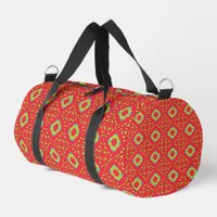 Christmas Holiday Charm Pattern 01 -  Duffle Bag