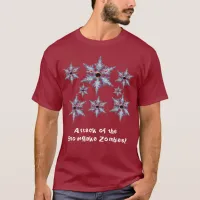 Attack of the Snowflake Zombies t-... - Customized T-Shirt