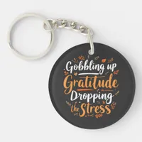 Gratitude & Stress Relief Keychain