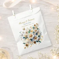 Paper Quilling Flowers Wedding Always and Forever Favor Bag