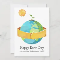 Earth Day Family Photo Greeting Card