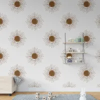 Rustic Bohemian Boho Sun Wallpaper