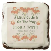 A Little Cutie is On The Way - Orange Blossom Brownie