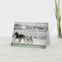 Harness Racing, Birthday Card