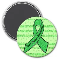 Lime Green Lyme Disease Awareness Magnet