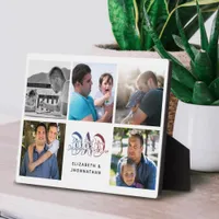 DAD Son & Daughter Quote Photo Collage Family Name Plaque