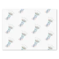 Chinoiserie Seashell Stocking Tissue Paper