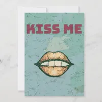 Kiss Me Holiday Card