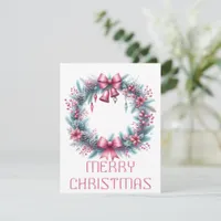 Wreath Christmas Card