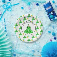 Personalized Frog Happy Birthday Paper Plates