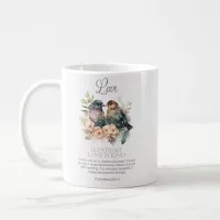 Love is Patient Love is Kind 1 Corinthians 13:4-7  Coffee Mug