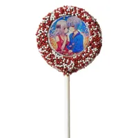 Anime Themed Valentine's Day Party Chocolate Covered Oreo Pop