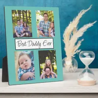 Personalized Best Daddy Ever Photo   Plaque