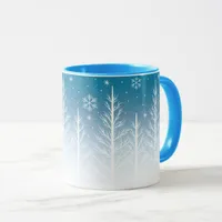 Winter Wonderland Snowflake Christmas Coffee Mug