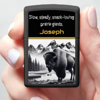 Buffalo by Serene Mountain Waters Zippo Lighter