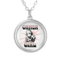 Gamer Girl | Gaming Silver Plated Necklace