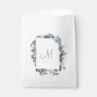 Botanical Monogram Favor Bag